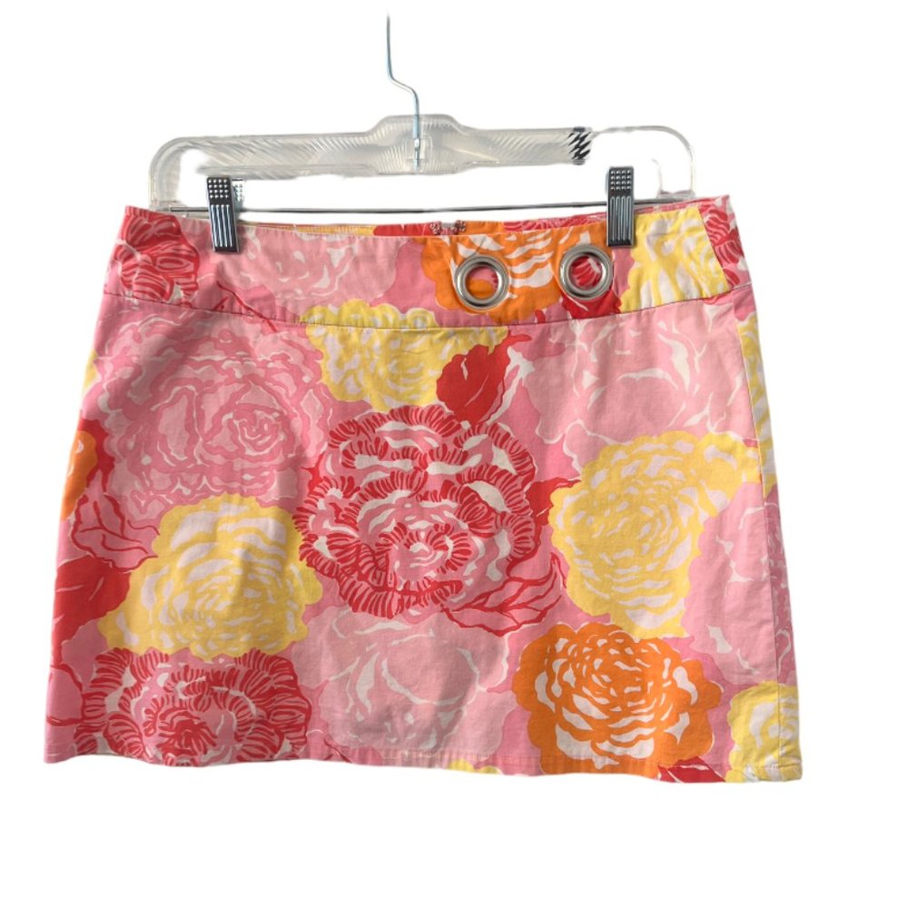 Lilly Pulitzer Winner's Circle Pink Floral Print Skort, 4